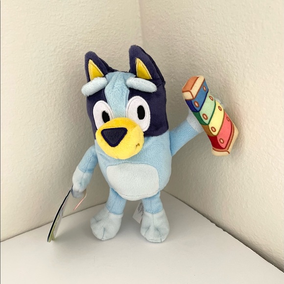 Bluey Friends BLUEY with MAGIC XYLOPHONE Plush 8” Stuffed Animal 2022 New - Picture 7 of 12